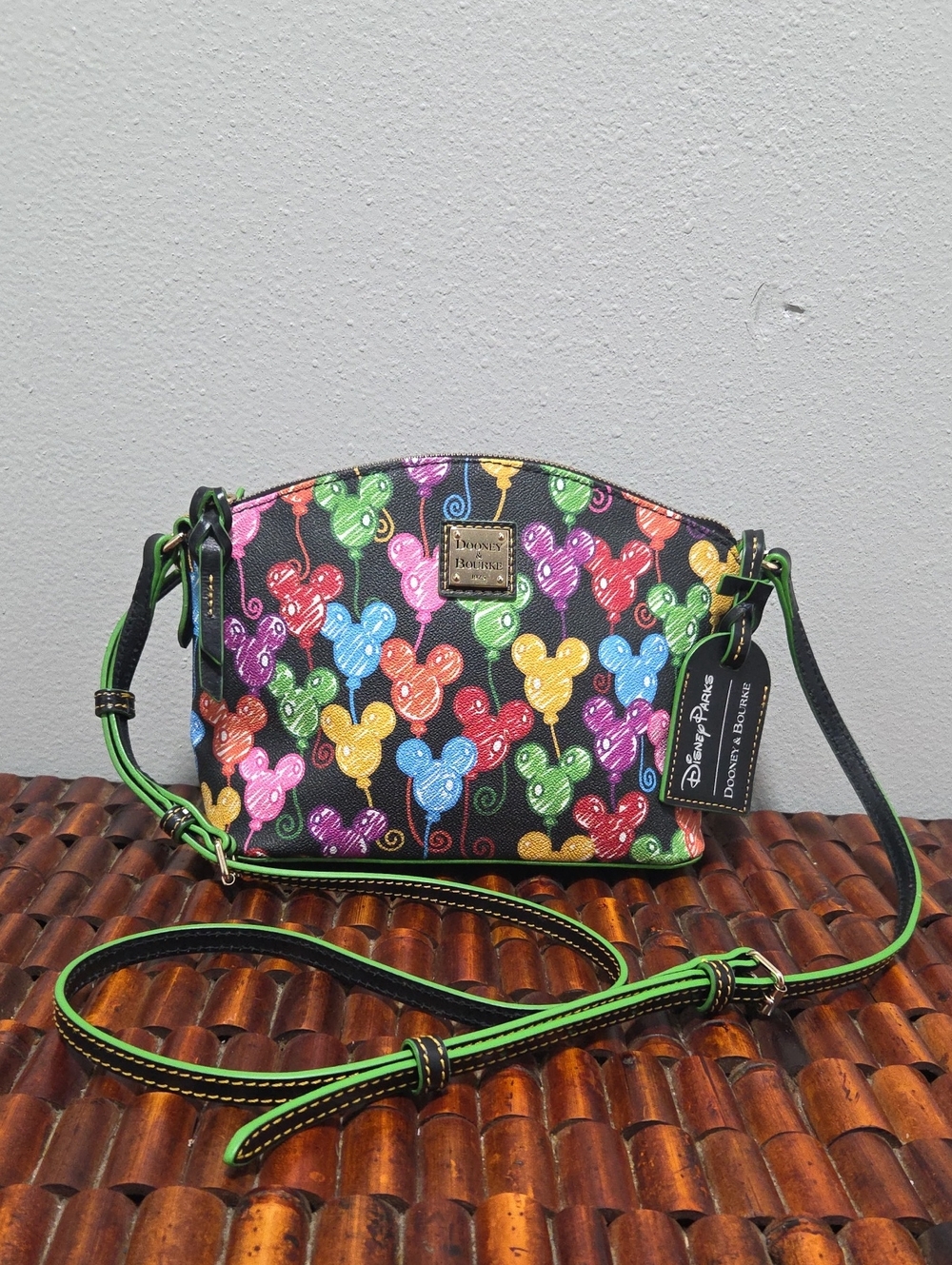 Dooney & Bourke Disney Parks 10th Anniversary Mickey Balloon Bag